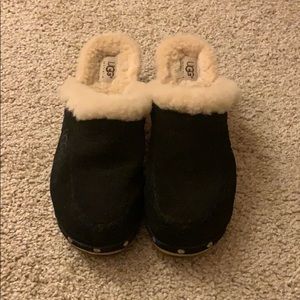 Ugg black clogs size 8